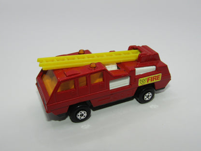 Matchbox Superfast 22C Blaze Buster DARK Red CHARCOAL GREY BASE