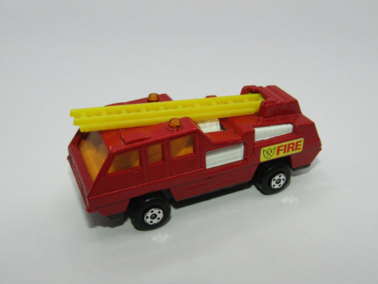 Matchbox Superfast 22C Blaze Buster DARK Red CHARCOAL GREY BASE