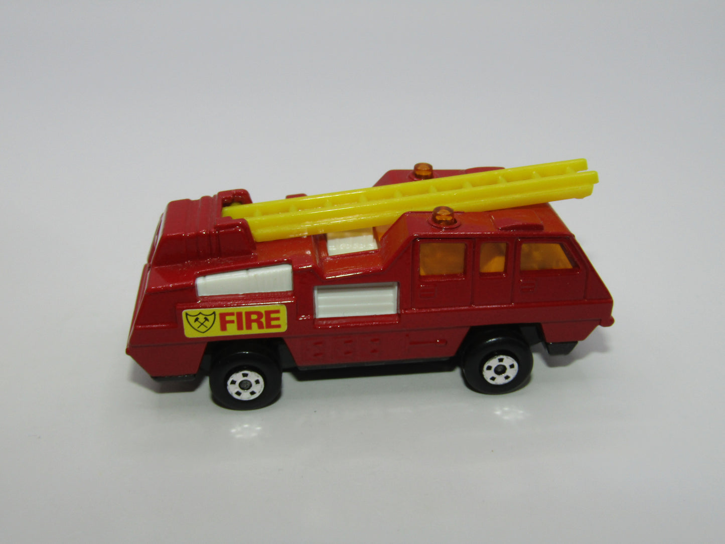 Matchbox Superfast 22C Blaze Buster DARK Red CHARCOAL GREY BASE