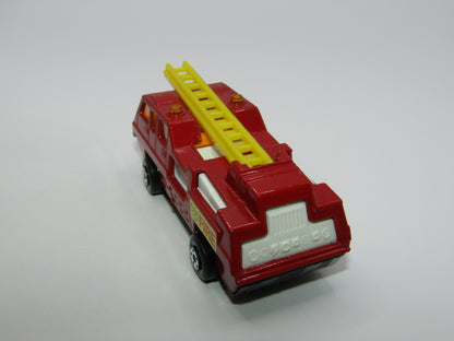 Matchbox Superfast 22C Blaze Buster DARK Red CHARCOAL GREY BASE