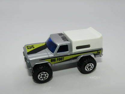 Matchbox Superfast 22D 4x4 Mini Pick-Up Truck with Canopy Unpainted base