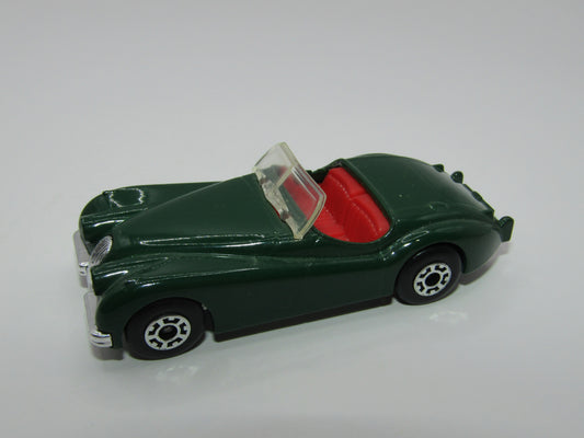 Matchbox Superfast 22E Jaguar XK 120 Dark Green England Base