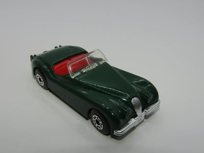 Matchbox Superfast 22E Jaguar XK 120 Dark Green England Base