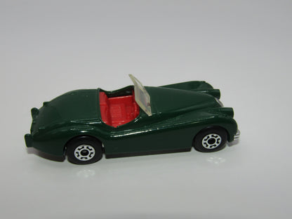 Matchbox Superfast 22E Jaguar XK 120 Dark Green England Base