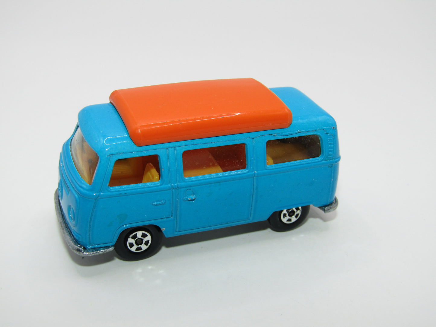 Matchbox Superfast 23A Volkswagen Camper Van Blue with Labels