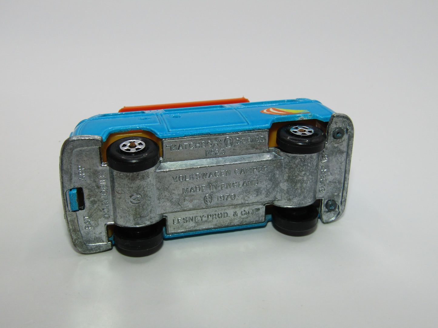 Matchbox Superfast 23A Volkswagen Camper Van INVERTED Labels