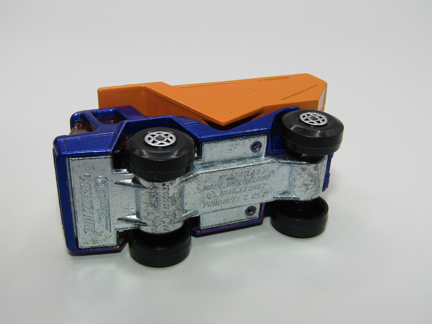Matchbox Superfast 23B Atlas Chrome Interior Unpainted Base Spiro Wheels