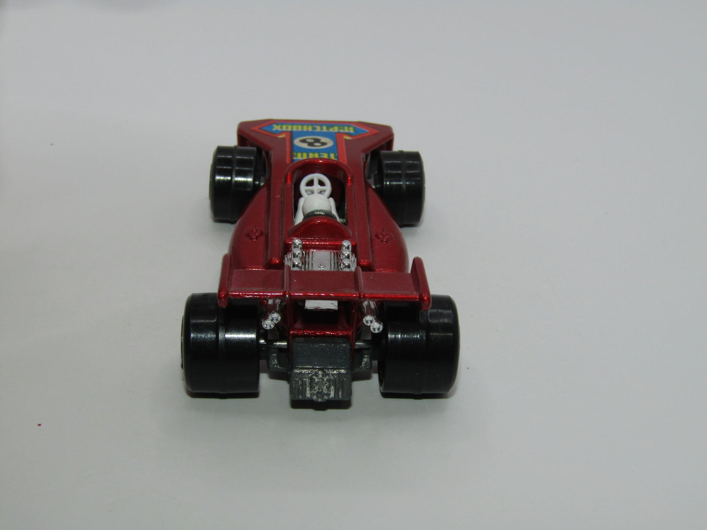 Matchbox Superfast 24B Team Matchbox Metallic Red 8 Label