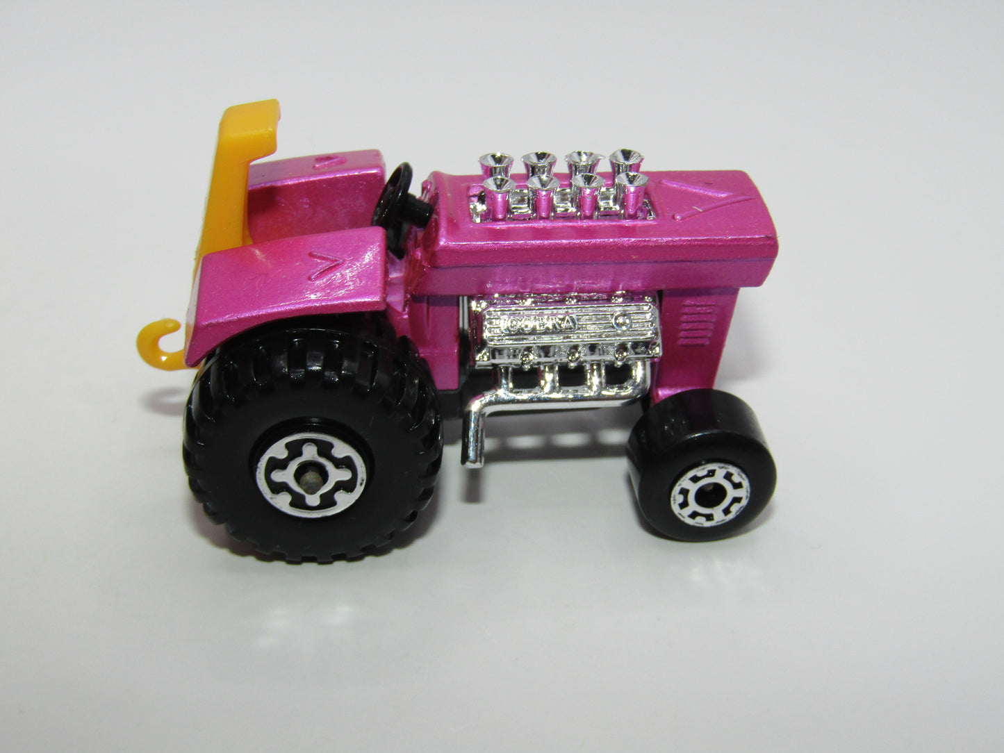 Matchbox Superfast 25B Mod Tractor Pink 5 CROWN front Wheels
