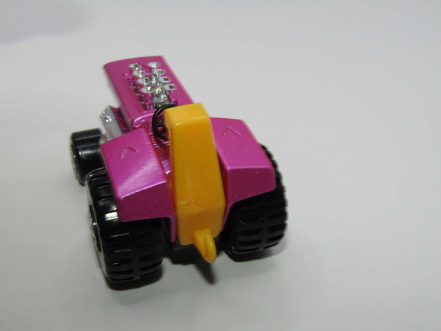 Matchbox Superfast 25B Mod Tractor Pink 5 CROWN front Wheels
