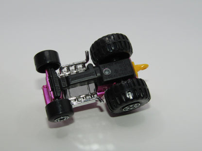 Matchbox Superfast 25B Mod Tractor Pink 5 CROWN front Wheels