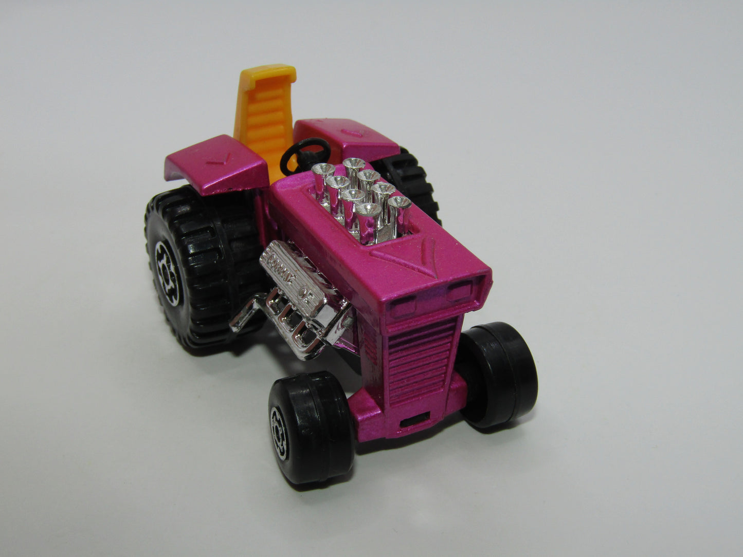 Matchbox Superfast 25B Mod Tractor Pink Maltese Cross Wheels