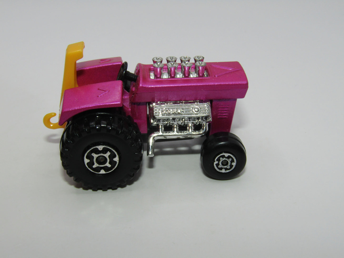 Matchbox Superfast 25B Mod Tractor Pink Maltese Cross Wheels