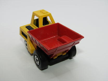 Matchbox Superfast 26C Site Dumper Yellow & Red 5 Crown & 5 Spoke Wheels