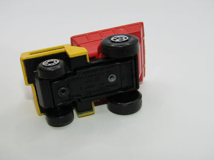 Matchbox Superfast 26C Site Dumper Yellow & Red 5 Crown & 5 Spoke Wheels
