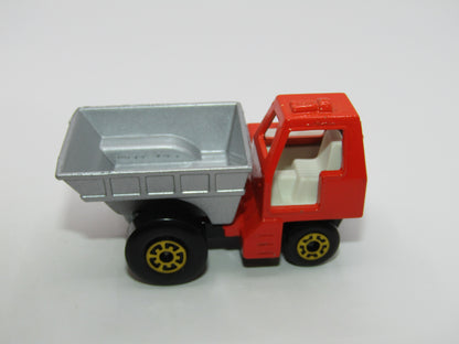 Matchbox Superfast 26C Site Dumper Light Orange Red & Silver YELLOW Hubs