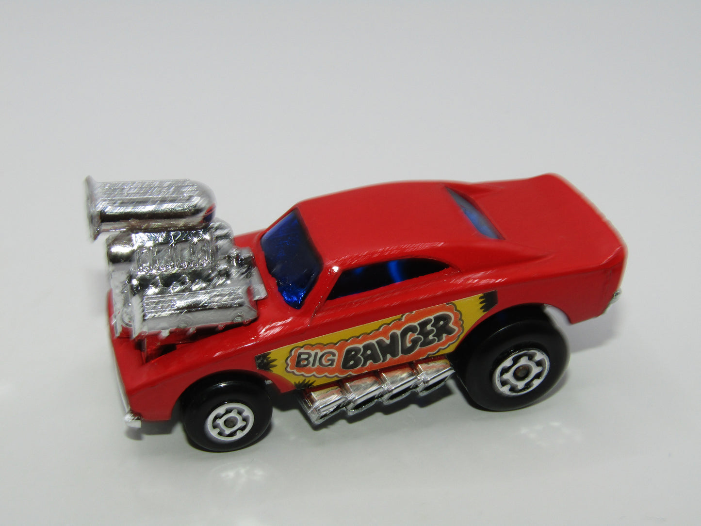 Matchbox Superfast 26B Big Banger Lighter Red Blue Windows