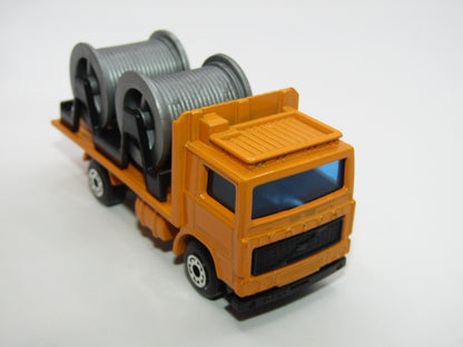 Matchbox Superfast 26E Volvo Cable Truck 5 Arch Wheels Blue Windows