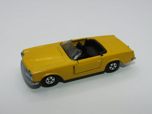 Matchbox Superfast 27A Mercedes 230SL Yellow Narrow 5 Spoke Wheels