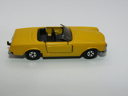 Matchbox Superfast 27A Mercedes 230SL Yellow Narrow 5 Spoke Wheels
