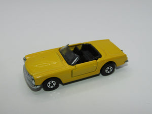 Matchbox Superfast 27A Mercedes 230SL Darker Yellow 5 Spoke Wide Wheels