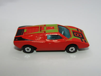 Matchbox Superfast 27B Lamborghini Countach RED - DARK GREY Interior