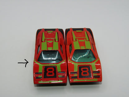 Matchbox Superfast 27B Lamborghini Countach RED - DARK GREY Interior