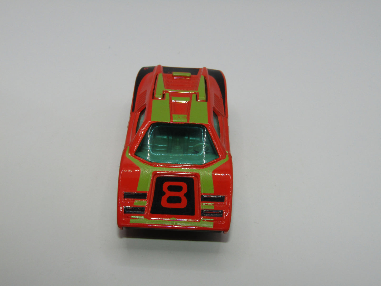 Matchbox Superfast 27B Lamborghini Countach Orange-Red BEIGE/TAN Interior