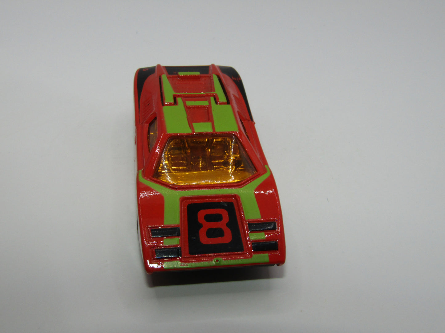 Matchbox Superfast 27B Lamborghini Countach Orange-Red Chrome Interior