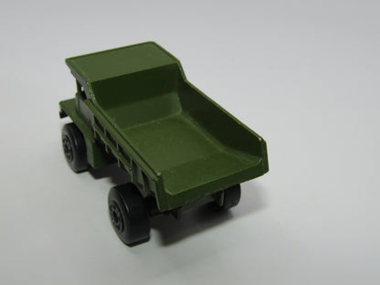 Matchbox Superfast 28A Mack Dump Truck Olive Green Dot Dash Wheels