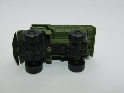 Matchbox Superfast 28A Mack Dump Truck Olive Green Dot Dash Wheels