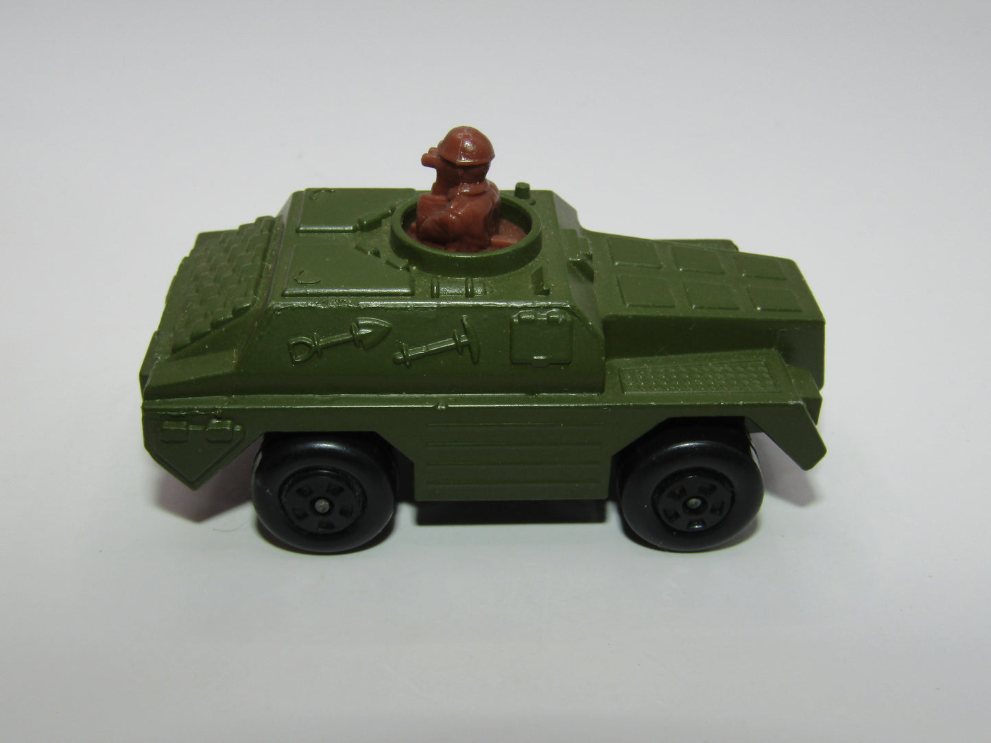 Matchbox Superfast 28B Stoat - Darker Olive Green Black Base