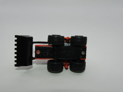 Matchbox Superfast 29C Tractor Shovel Red, Black Shovel, Silver Grey Interior