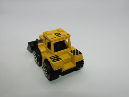 Matchbox Superfast 29C Tractor Shovel Yellow Caterpillar Tampo Black Base