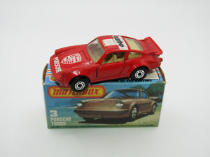 Matchbox Superfast 3C Porsche Turbo Red NO SIDE TAMPO