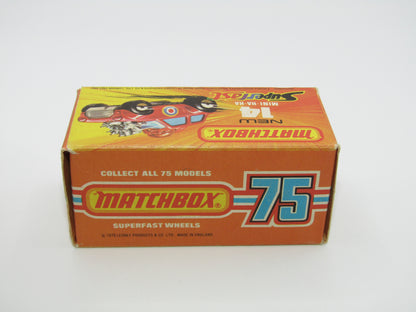 Matchbox Superfast No 14B Mini Ha-Ha LIGHT PINK Driver, Light Brown Helmet, 4 Colour Labels