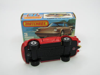 Matchbox Superfast 3C Porsche Turbo Red NO SIDE TAMPO
