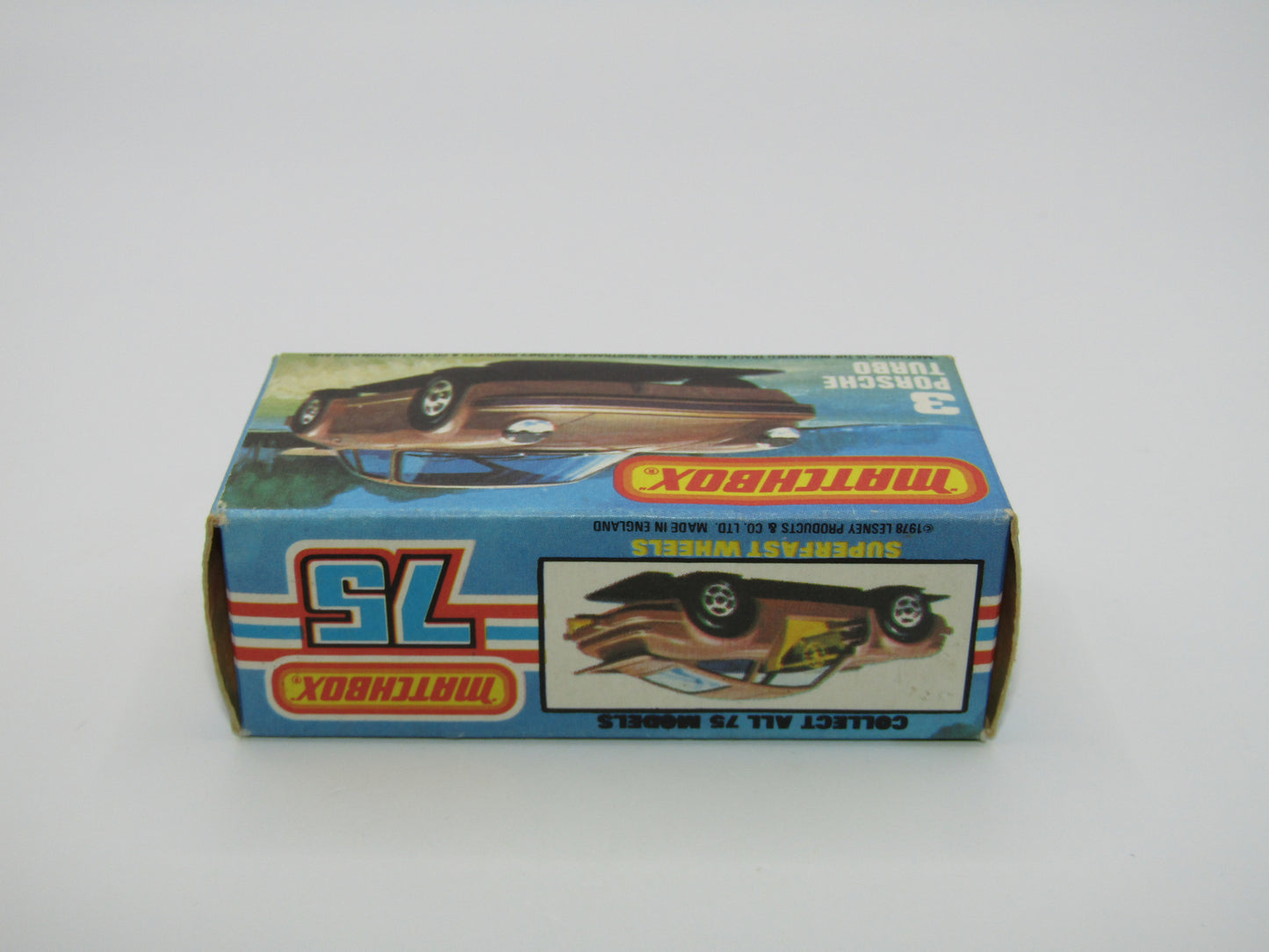 Matchbox Superfast 3C Porsche Turbo Red NO SIDE TAMPO