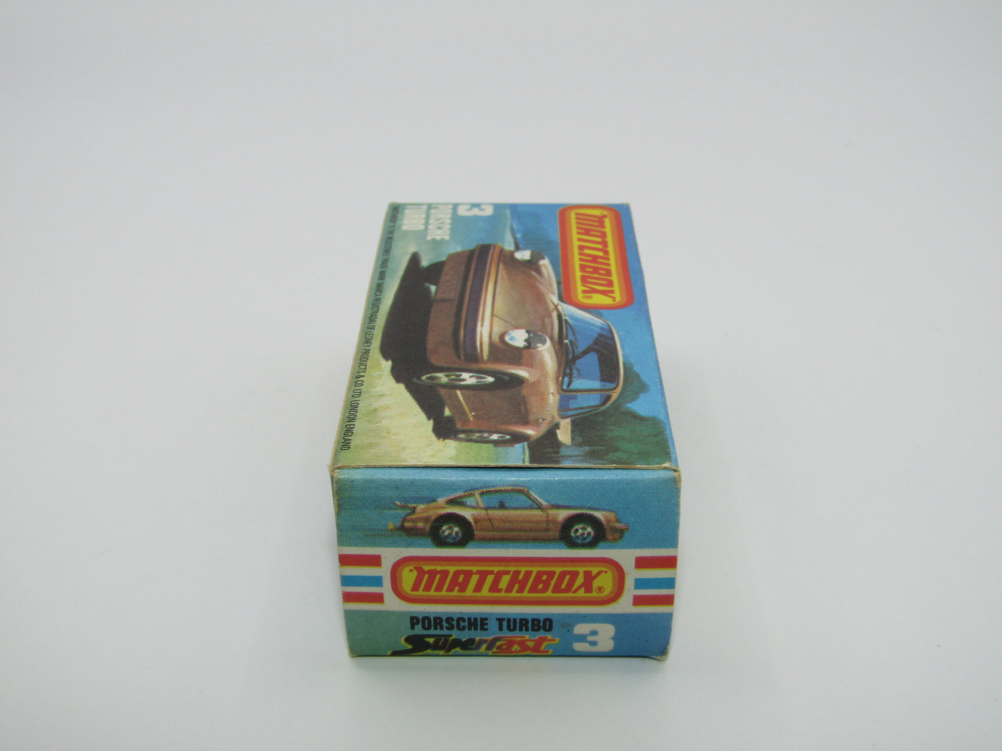 Matchbox Superfast 3C Porsche Turbo Red NO SIDE TAMPO