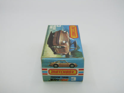 Matchbox Superfast 3C Porsche Turbo Red NO SIDE TAMPO