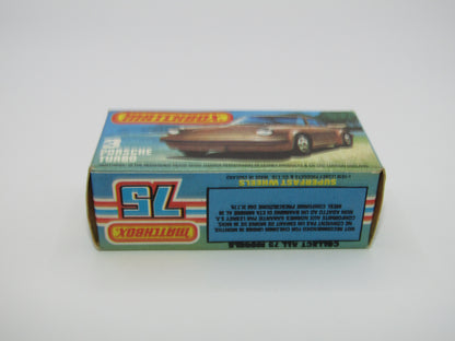 Matchbox Superfast 3C Porsche Turbo Red NO SIDE TAMPO