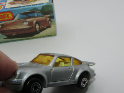 Matchbox Superfast 3C Porsche Turbo AMBER Windows YELLOW Interior