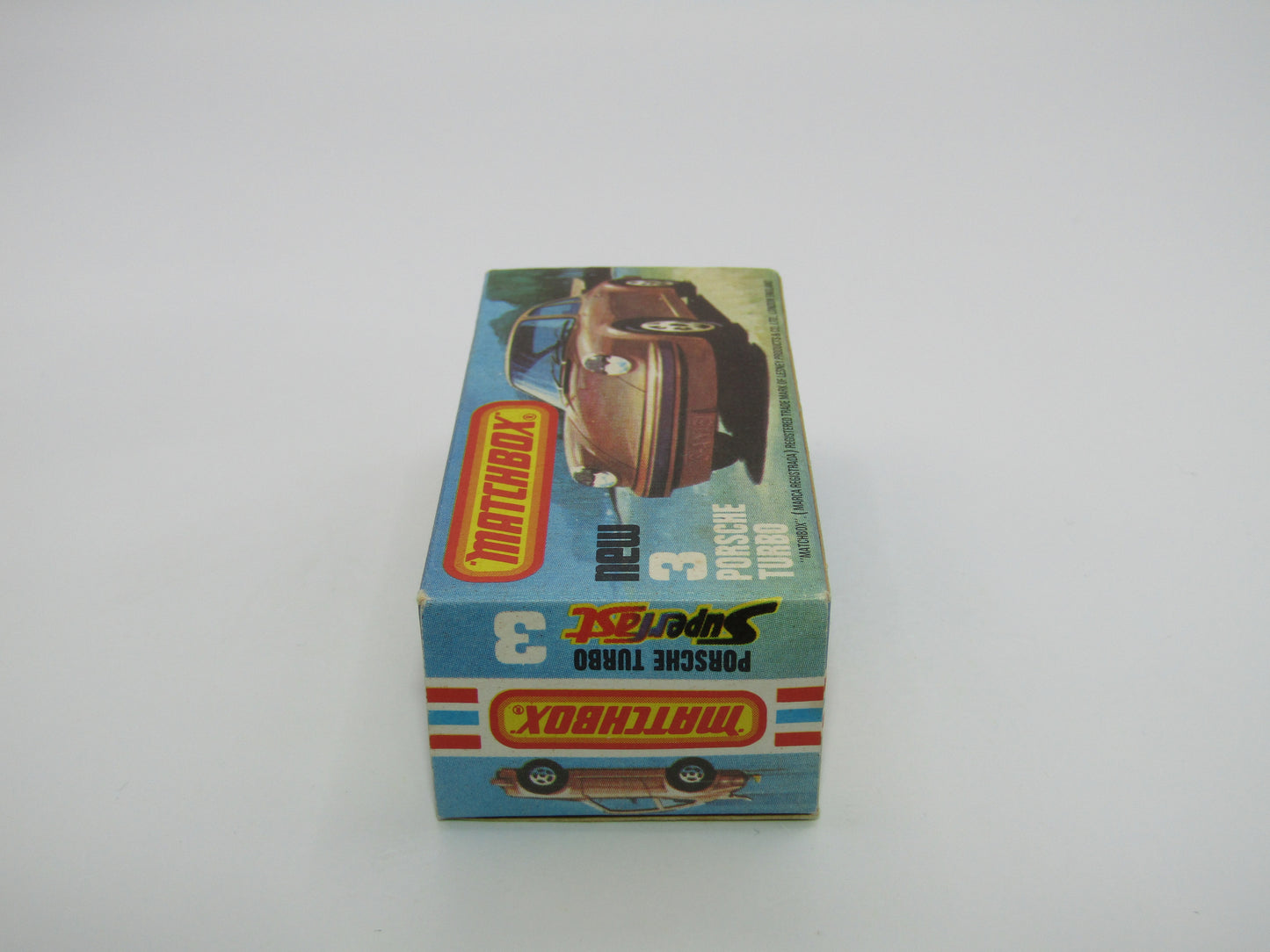 Matchbox Superfast 3C Porsche Turbo AMBER Windows YELLOW Interior