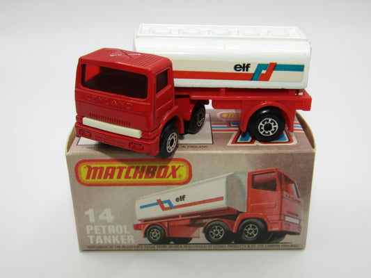 Matchbox Superfast 14D Leyland Articulated Tanker CREAM No 30 Base