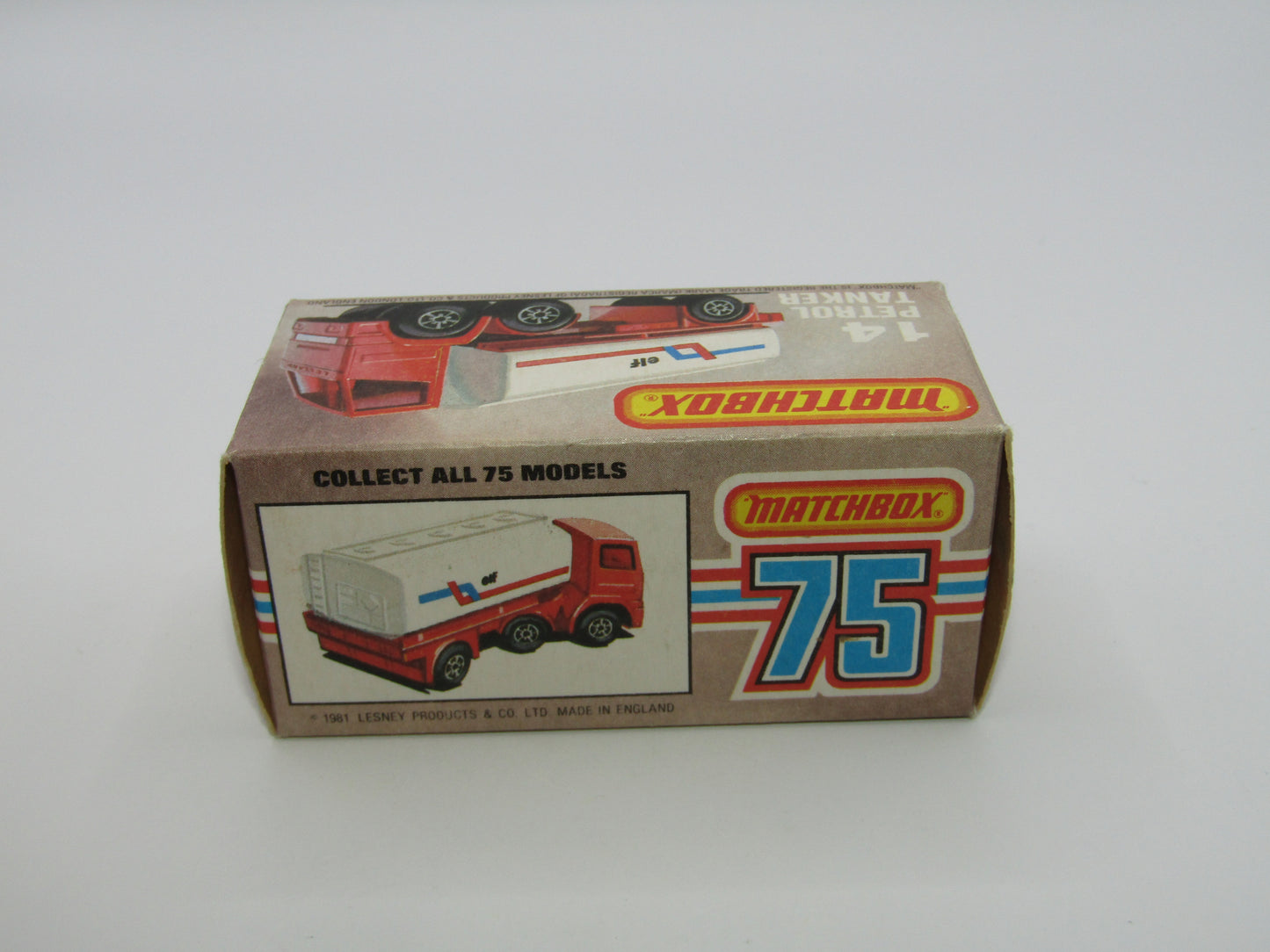 Matchbox Superfast 14D Leyland Articulated Tanker CREAM No 30 Base