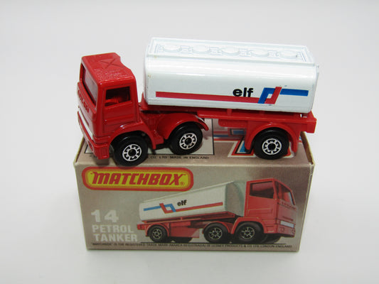 Matchbox Superfast 14D Leyland Articulated Tanker Dark Blue & Red Tampo