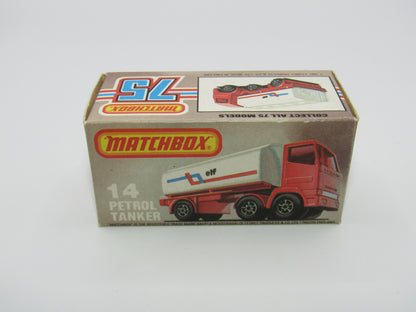 Matchbox Superfast 14D Leyland Articulated Tanker Dark Blue & Red Tampo
