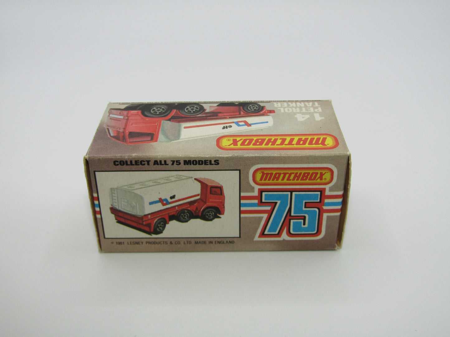 Matchbox Superfast 14D Leyland Articulated Tanker Dark Blue & Red Tampo