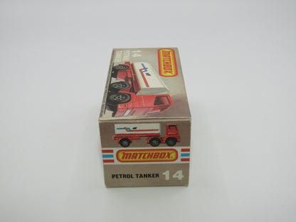 Matchbox Superfast 14D Leyland Articulated Tanker Dark Blue & Red Tampo
