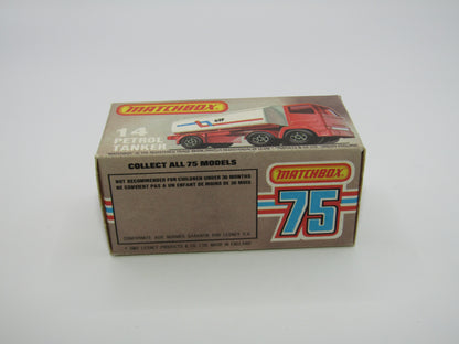 Matchbox Superfast 14D Leyland Articulated Tanker Dark Blue & Red Tampo